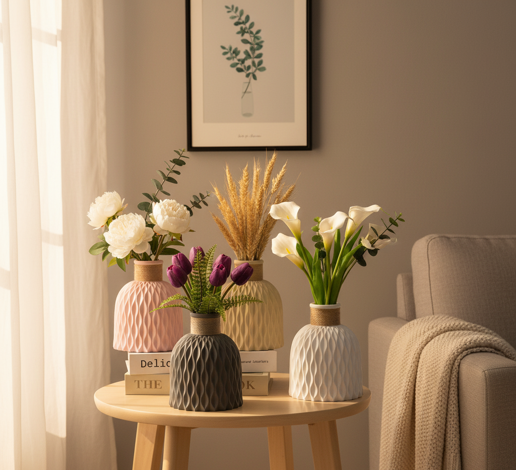 🌸Ripple Vase – Modern Elegance for Every Space✨
